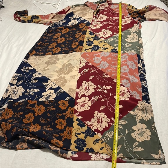 Johnny Was maxi dress multi terra color NWT - Picture 7 of 8